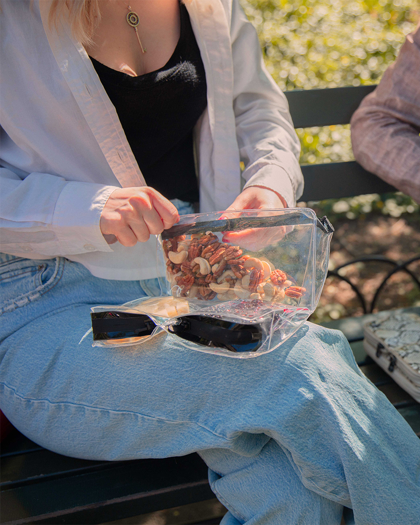 Food-grade TPU snack organizer bags for kids outdoor picnic
