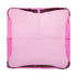 DivideNPac Pink Organizer — translucent pink 3-compartment organizer, back view on white background